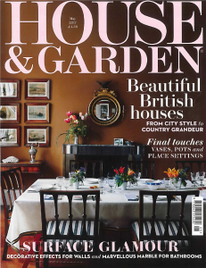 House & Garden cover page May 2017