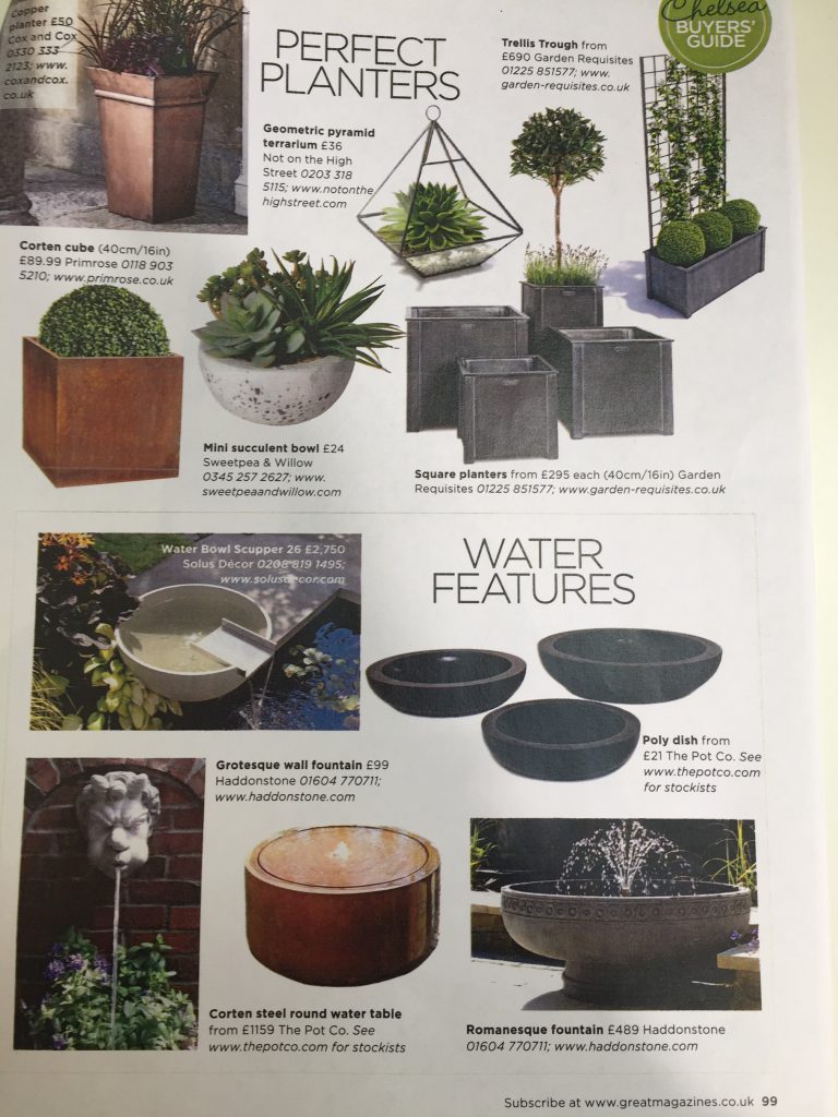 Solus products in Garden Answers, May 2017