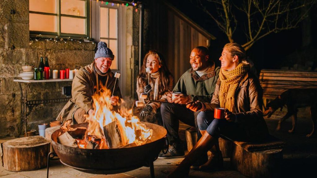 outdoor fire pit