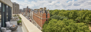 The Berkeley Hotel, Hyde Park Penthouse, firepit by Solus Decor